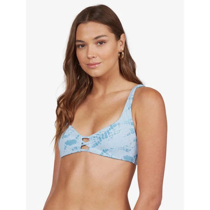 Roxy Sea & Waves Revo Printed Tri Bikini Top