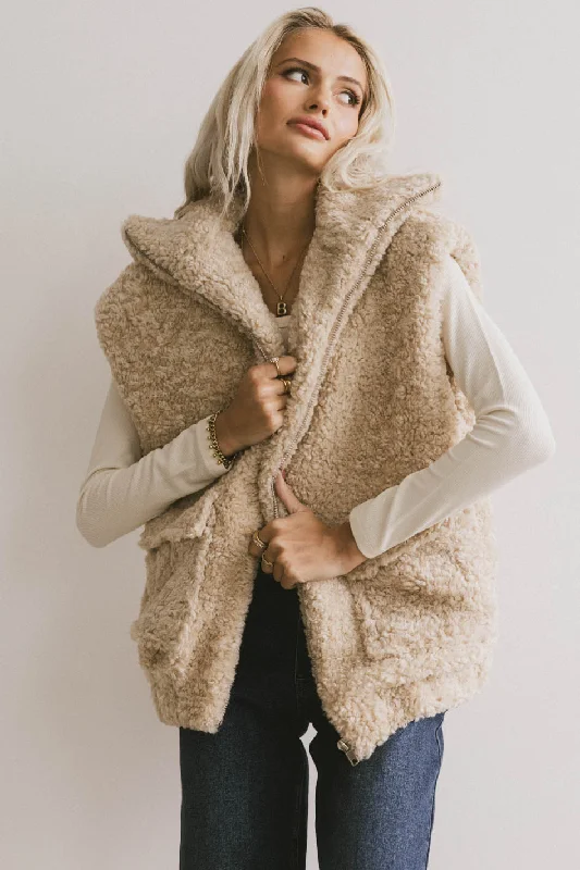 Melodie Sherpa Fleece Vest