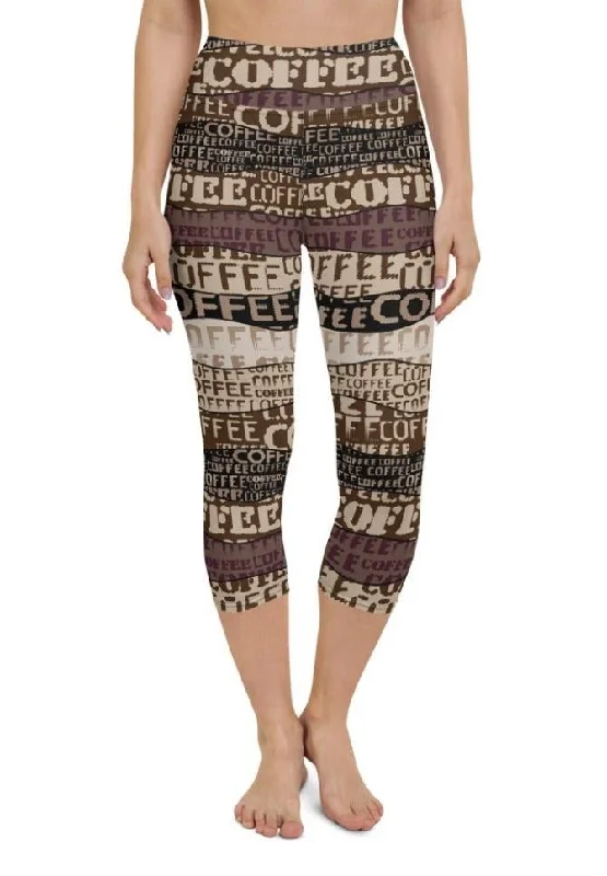 Coffee Yoga Capris