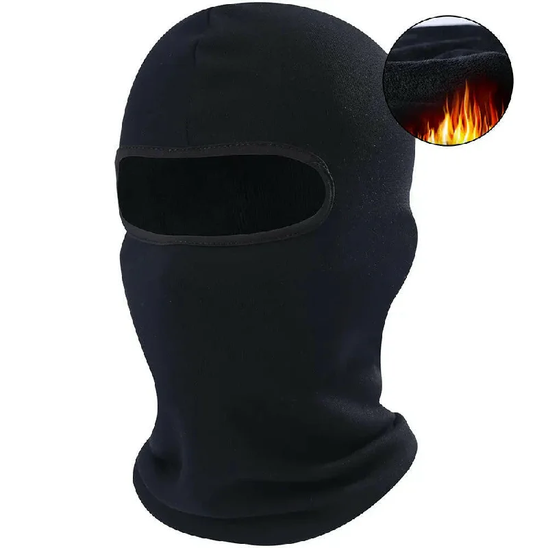 Winter Outdoor Fleece Full Face Mask Cycling Balaclava Scarf Sports Ski Hiking Snowboard Outdoor Neck Cover Warm Hood Hat Men