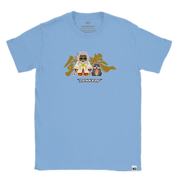 TEKKEN - 'CUTE ASS TEKKEN Leroy & Sugar' T-Shirt - Light Blue