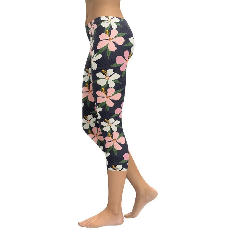 Floral Artwork Capris