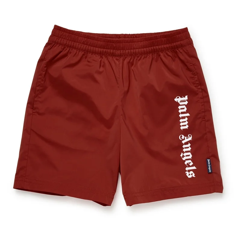 Red Logo Swimshorts