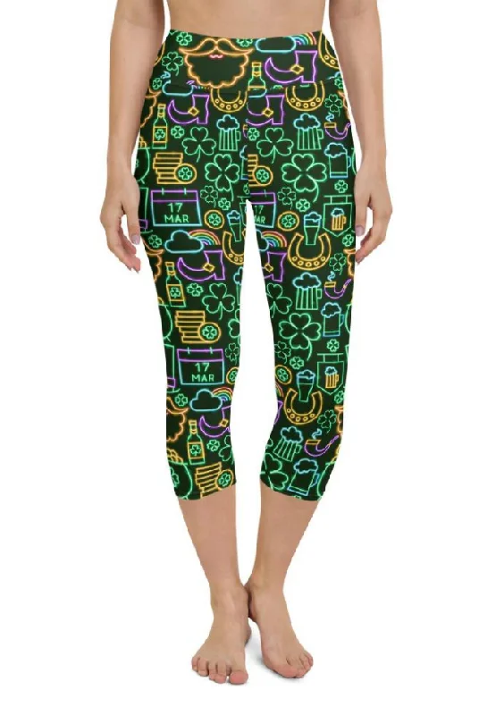 St. Patrick's Celebration Yoga Capris