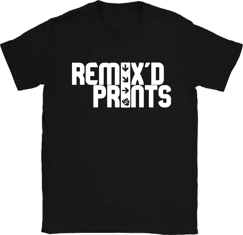 REMIXD Prints - 'REMIXD logo' T-Shirt - Black