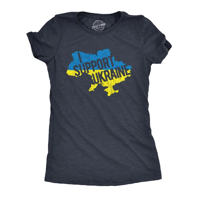 I Support Ukraine Women's T Shirt