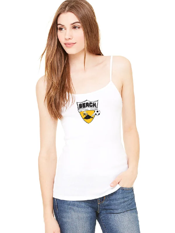 Women's Baby Rib Spaghetti Strap Tank Top