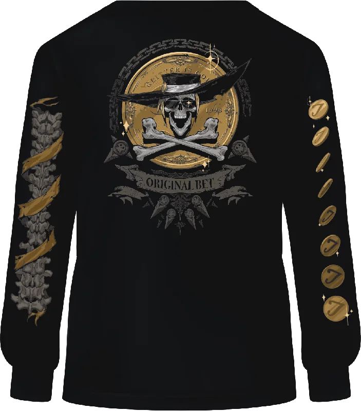 GUILTY GEAR - 'Johnny Original Bet' Long Sleeve Shirt - Black