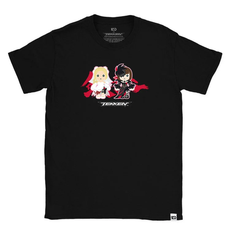 TEKKEN - 'CUTE ASS TEKKEN Nina/Anna Williams' T-Shirt - Black