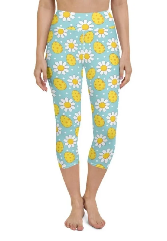 Lovely Easter Yoga Capris