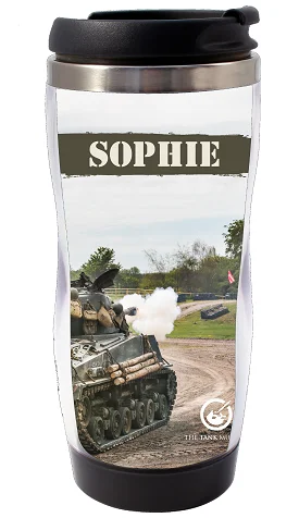 Tanks In Action Personalised Travel Mug