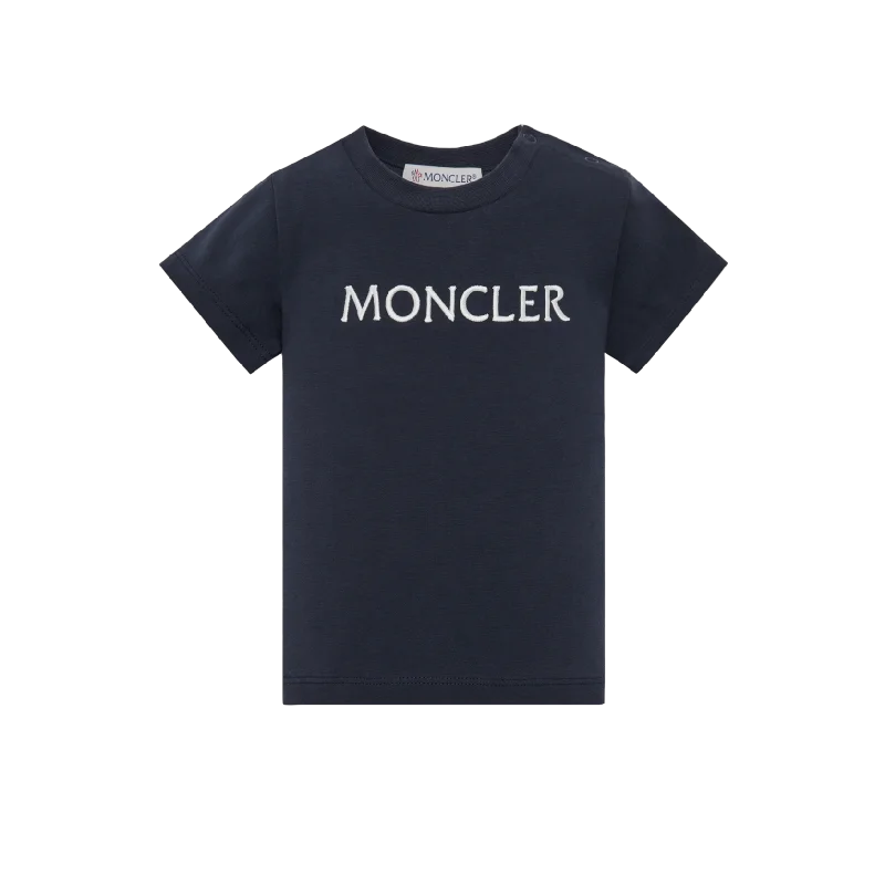 Navy Embroidered Logo T-Shirt