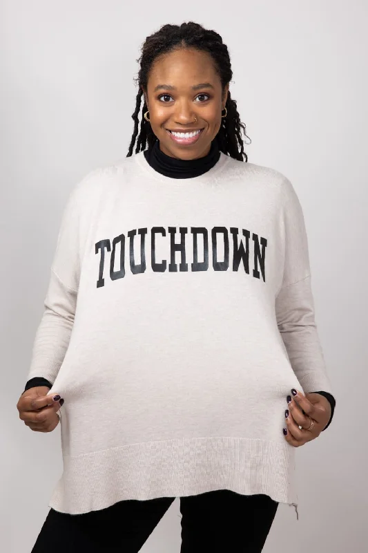 Touchdown Sweater for Women in Warm Grey | GW36TD-GRY