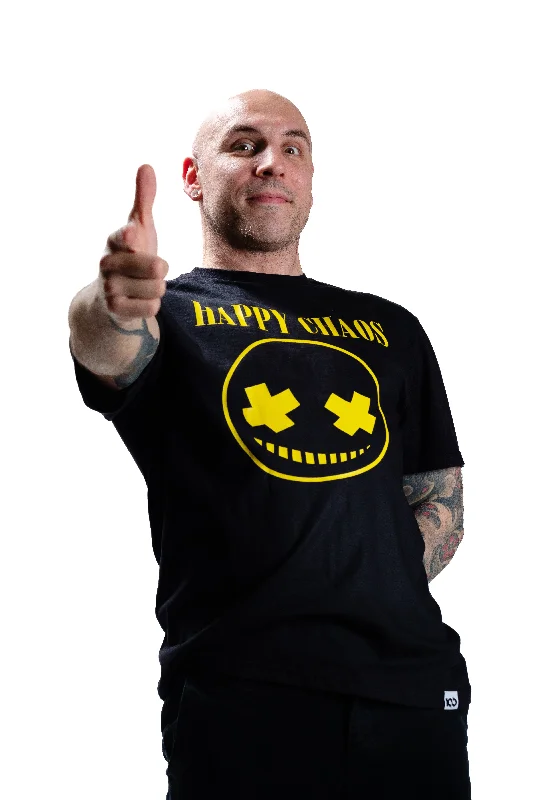 GUILTY GEAR - 'Happy Chaos Smiley' T-Shirt - Black