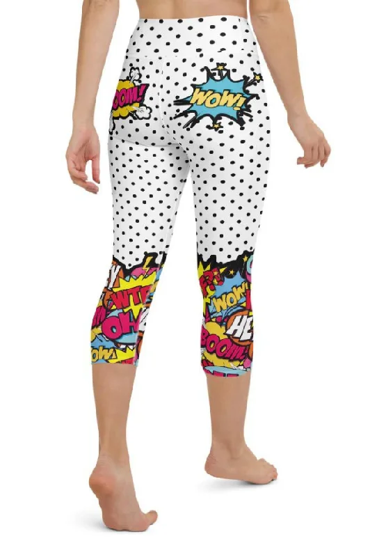 Cutest Pop Art Yoga Capris