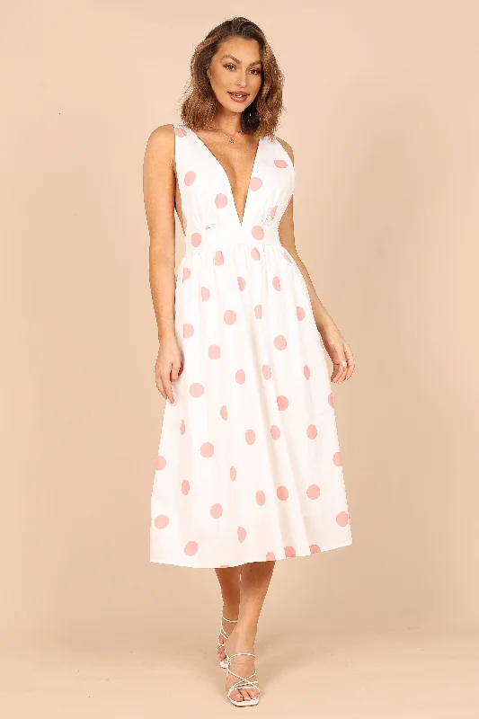 Ulmer Dress - Pink Spot