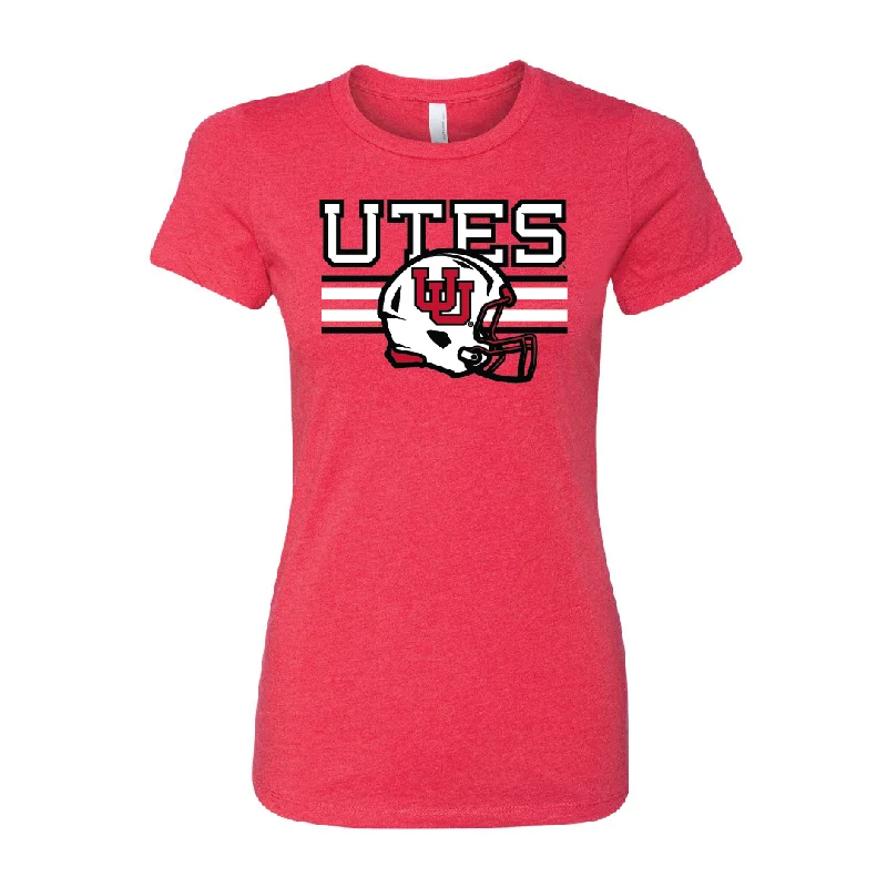 Utes W/New UU Helmet Womens T-Shirt