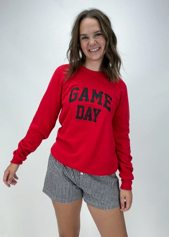 Game Day Sweatshirt-Red