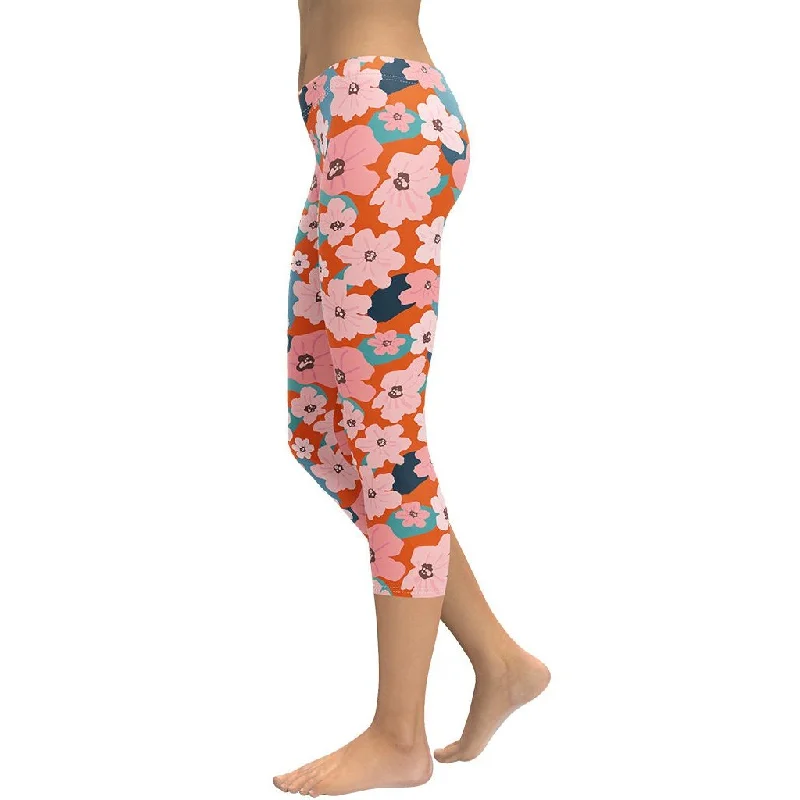 Vintage Floral Capris