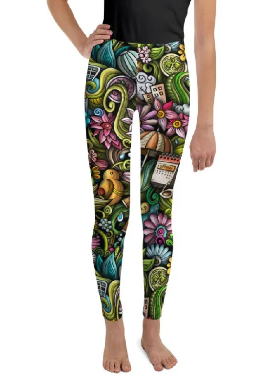 Springtime Youth Leggings