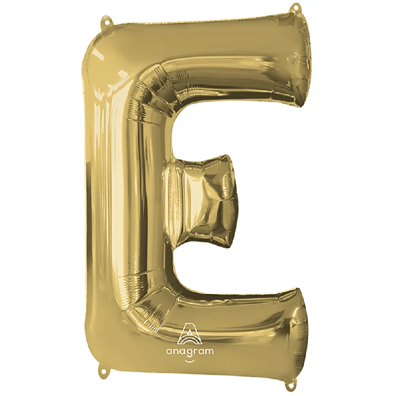 34 inch LETTER E - ANAGRAM - WHITE GOLD