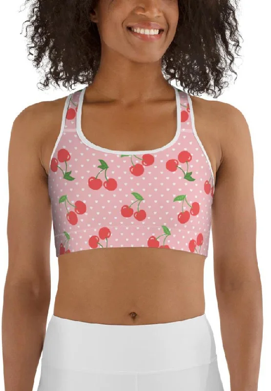 Sweet Cherry Sports Bra