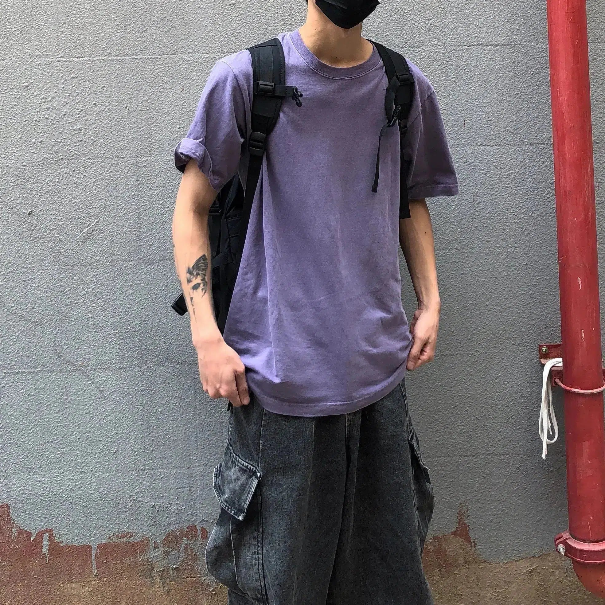 Retro Purple Washed T-shirt