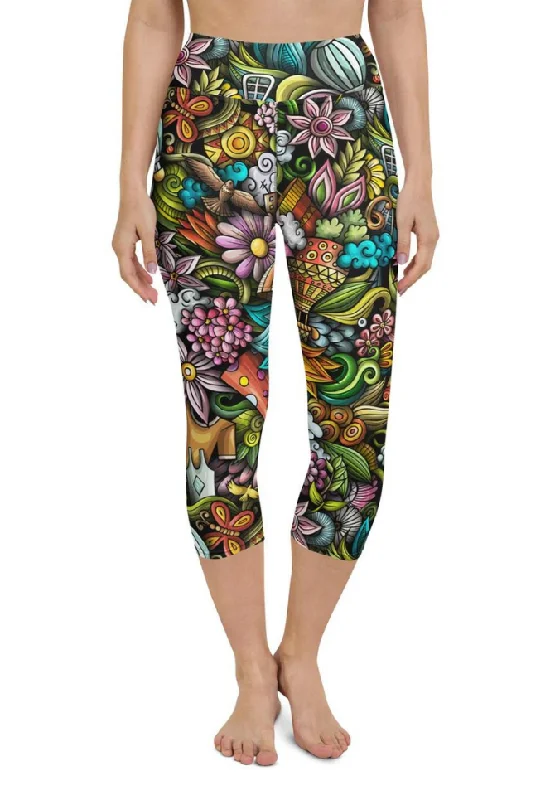 Springtime Yoga Capris