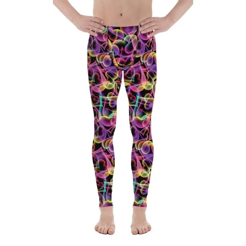 Neon Heart Men's Leggings