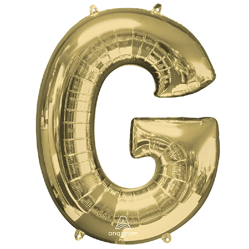 34 inch LETTER G - ANAGRAM - WHITE GOLD