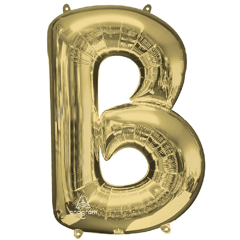 34 inch LETTER B - ANAGRAM - WHITE GOLD