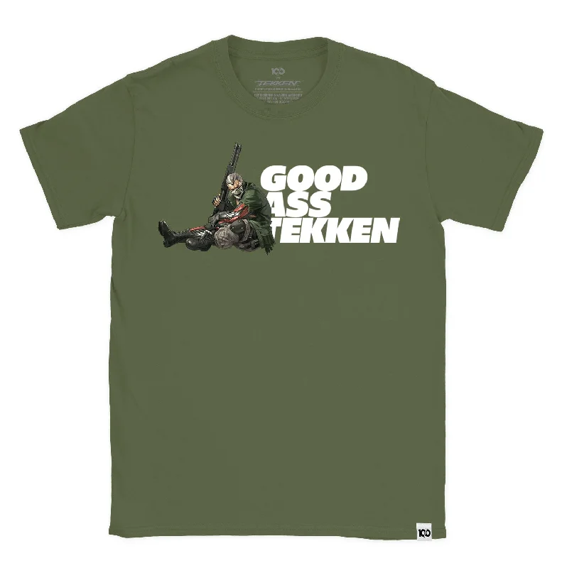 TEKKEN - 'GOOD ASS TEKKEN Bryan' T-Shirt - Olive Green