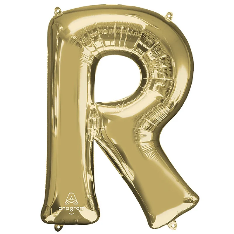 34 inch LETTER R - ANAGRAM - WHITE GOLD