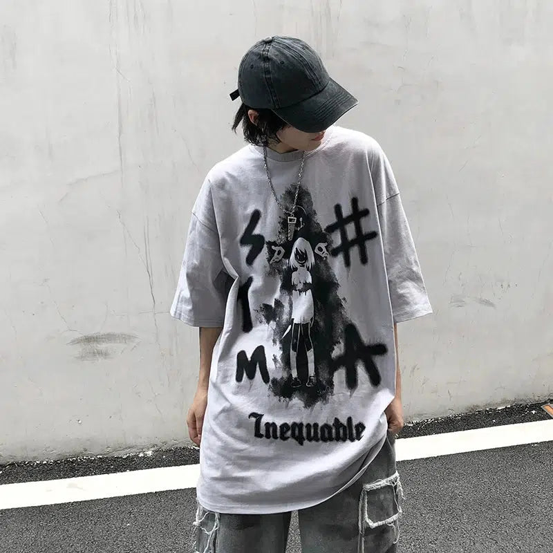 Oversized Graffiti T-shirt