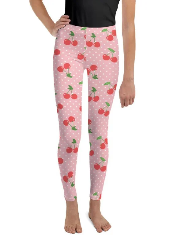 Sweet Cherry Youth Leggings