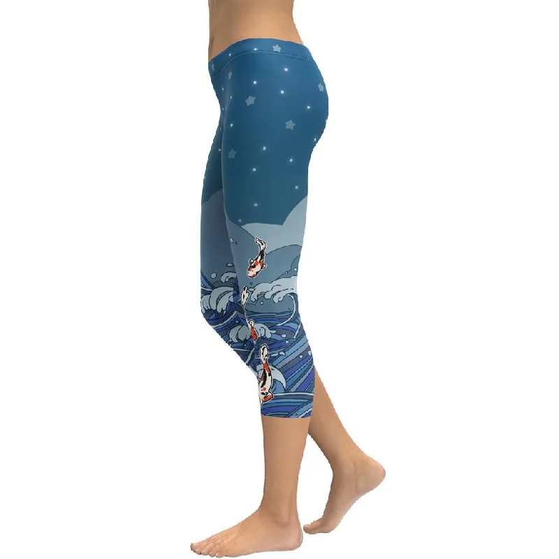 Koi Fish Capris