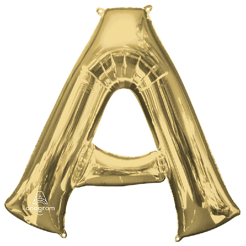 34 inch LETTER A - ANAGRAM - WHITE GOLD