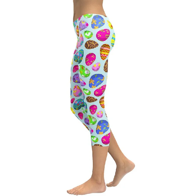 Easter Egg Pattern Capris