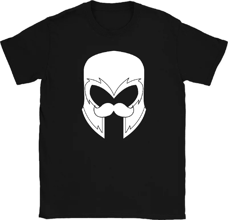 REMIXD Prints - 'Curleh Mustache' T-Shirt - Black