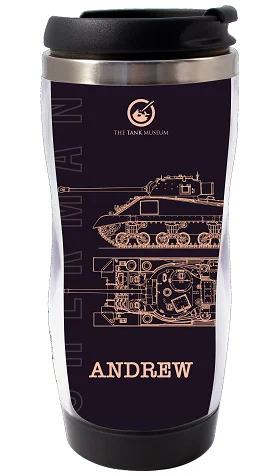 Sherman Personalised Travel Mug