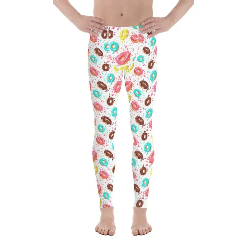 Doughnut Pattern Men's Leggings