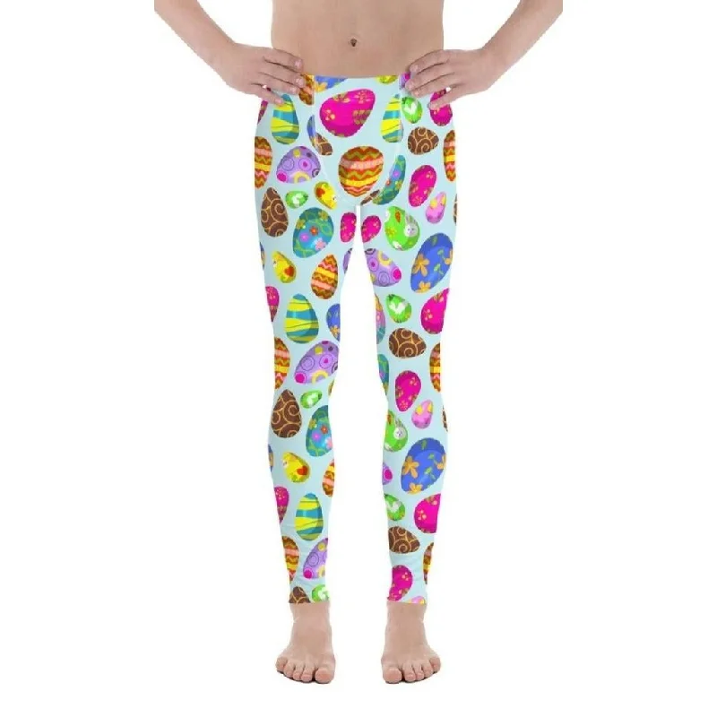 Easter Egg Pattern Men's Leggings