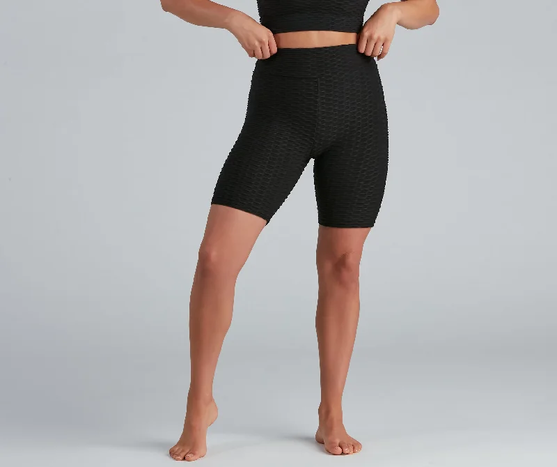 Break A Sweat Scrunch Active Biker Shorts