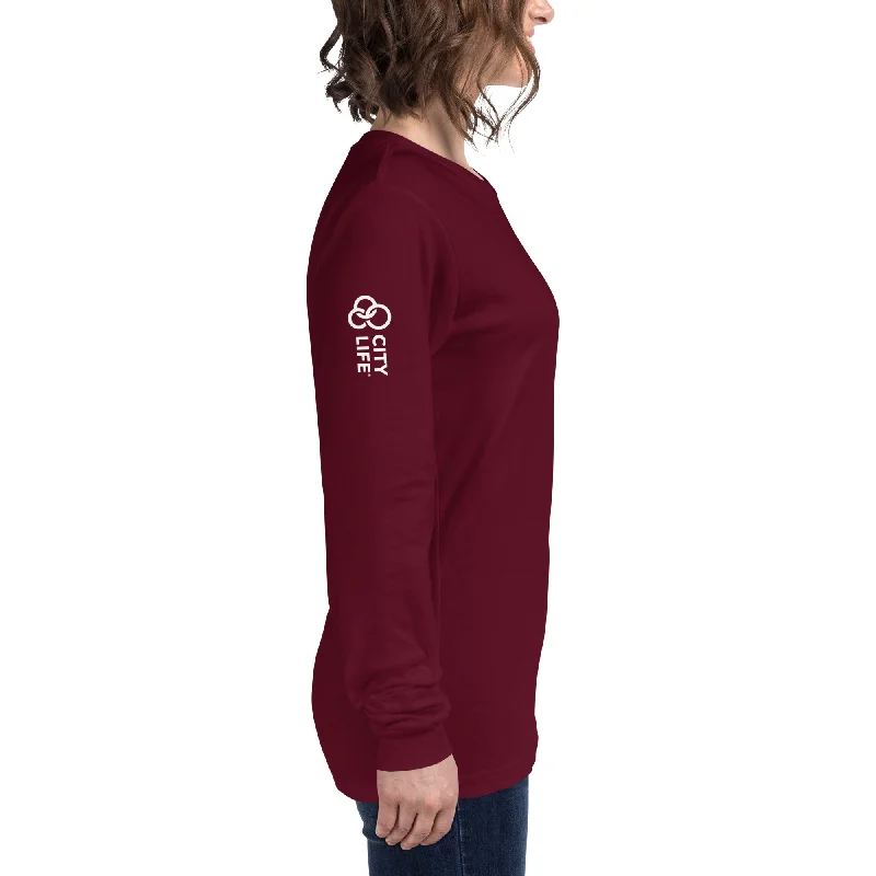 City Life Unisex Long Sleeve Tee