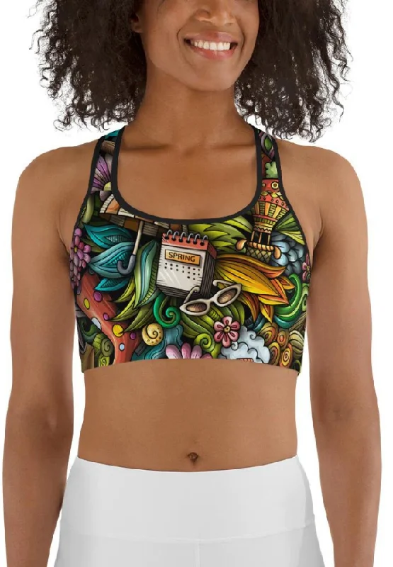 Springtime Sports Bra