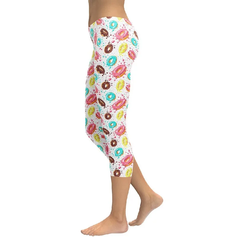 Doughnut Pattern Capris