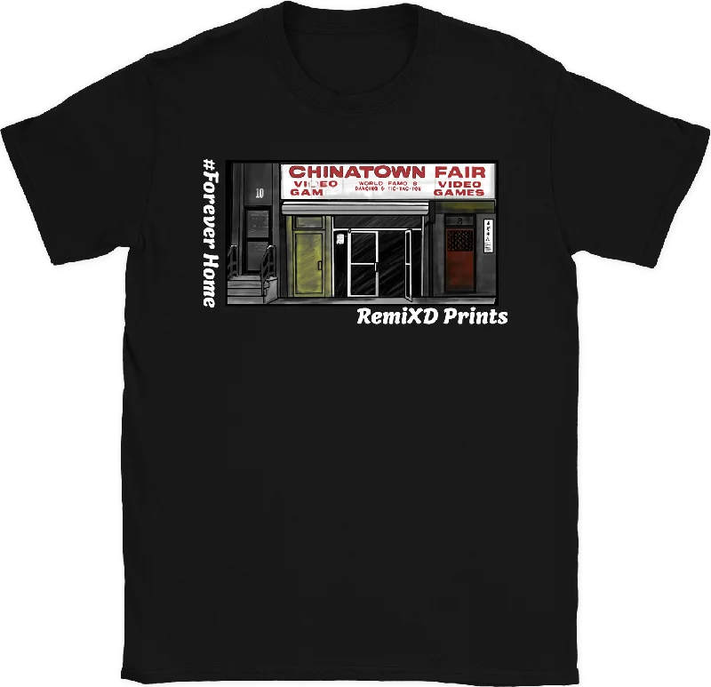 REMIXD Prints - 'Forever Home Chinatown Fair (CTF)' T-Shirt - Black