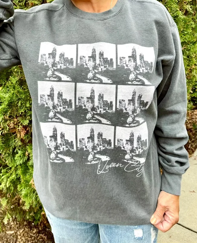 Queen City Skyline Sweatshirt