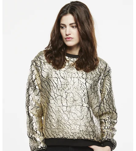 ELEVEN PARIS PADORE Gold Sweater