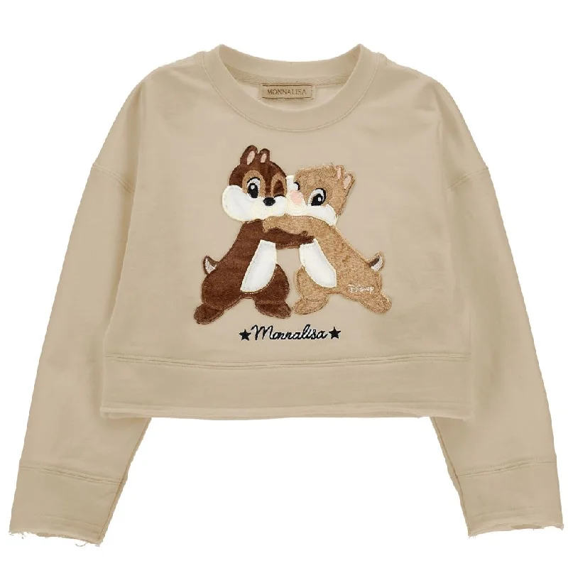 Beige Chipmunks Hug Sweatshirt